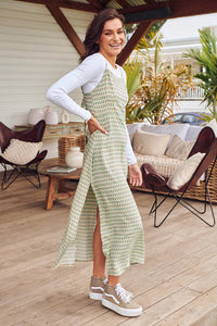 Laylunah Midi Slip Dress Addi Print Kenzie Tenzie