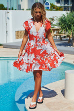 Lizzie Mini Dress St Tropez Print Kenzie Tenzie