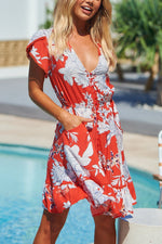 Lizzie Mini Dress St Tropez Print Kenzie Tenzie