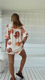 Cyra Blouse Marcel print