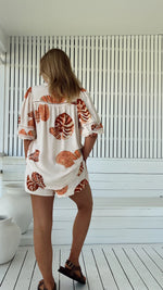 Cyra Blouse Marcel print