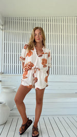 Cyra Blouse Marcel print
