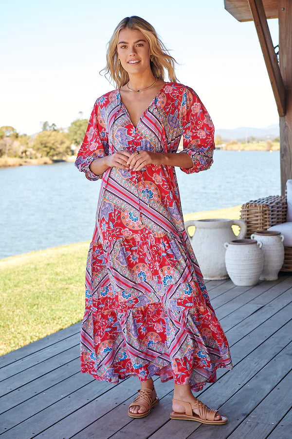 Mariana Maxi Dress Rosalee Print Kenzie Tenzie