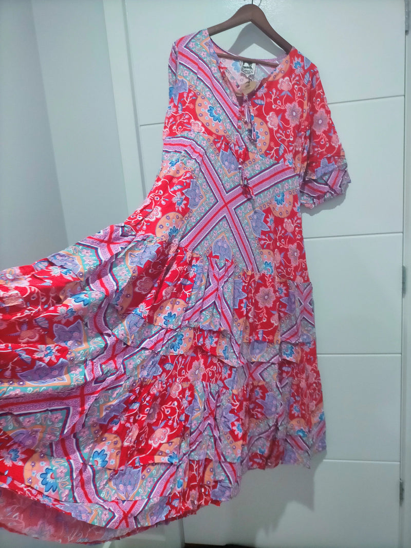 Mariana Maxi Dress Rosalee Print Kenzie Tenzie