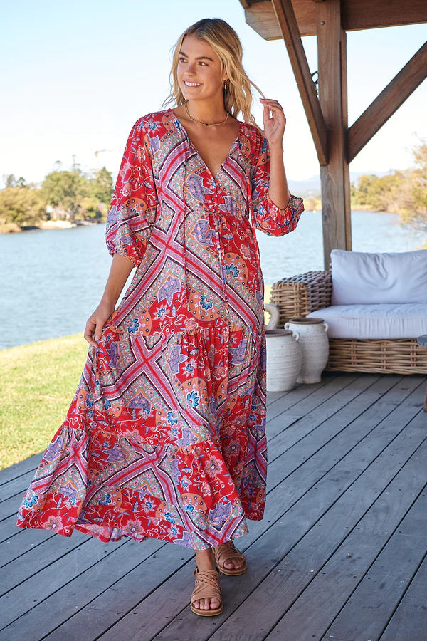 Mariana Maxi Dress Rosalee Print Kenzie Tenzie