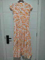 Melissa Maxi Dress Apricot Prairie Print