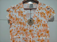 Melissa Maxi Dress Apricot Prairie Print