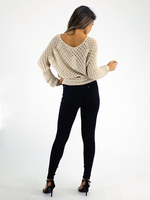 Mia Jegging High Waisted in Plain - Black Kenzie Tenzie