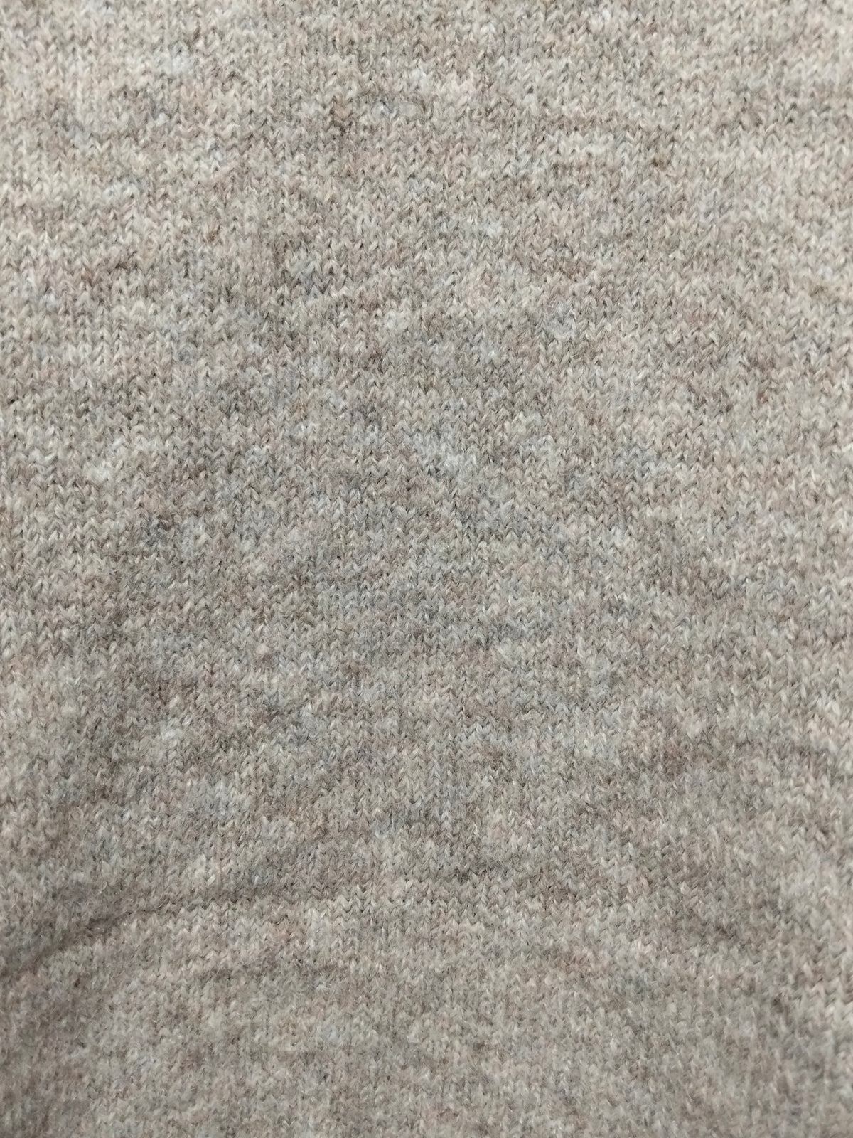 Tilly Blanket Stitch Knit Jumper mocha – flat lay close-up of mocha beige knit fabric