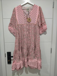 Monday Midi Dress Rosabella Print Kenzie Tenzie