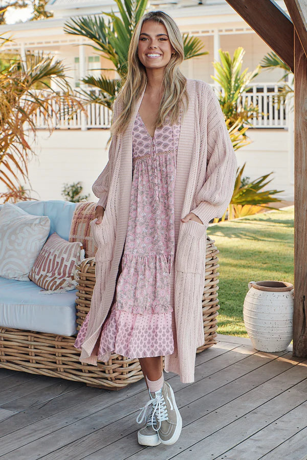 Monday Midi Dress Rosabella Print Kenzie Tenzie