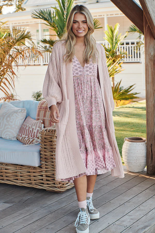Monday Midi Dress Rosabella Print Kenzie Tenzie