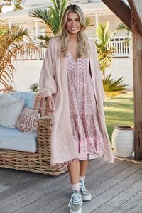 Monday Midi Dress Rosabella Print Kenzie Tenzie