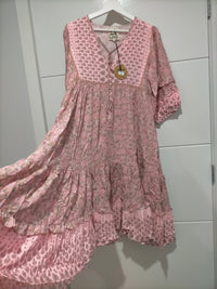 Monday Midi Dress Rosabella Print Kenzie Tenzie