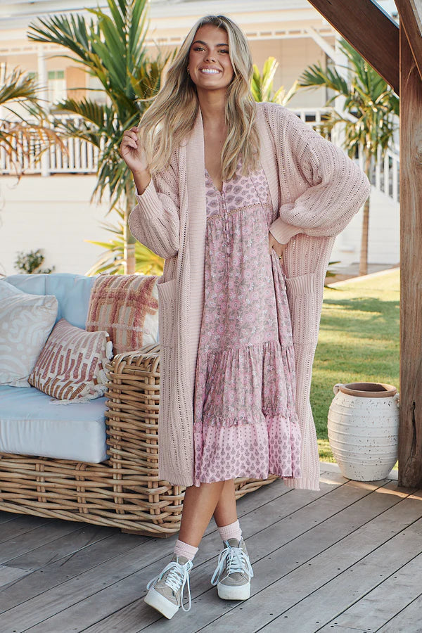 Monday Midi Dress Rosabella Print Kenzie Tenzie