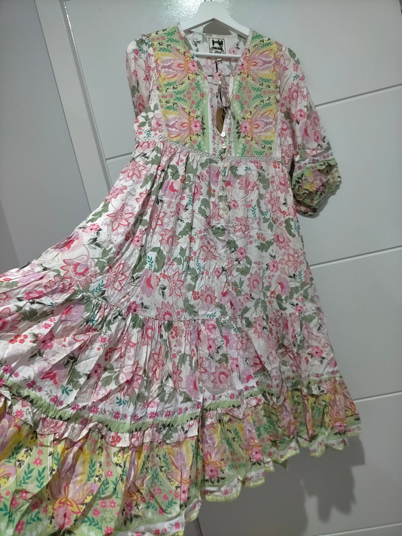 Monday Midi Dress Sakura Print Kenzie Tenzie