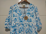 Monday Midi Dress Blue Prairie Print