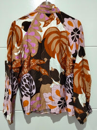 Oslo Blouse Picasso print – flat lay back view