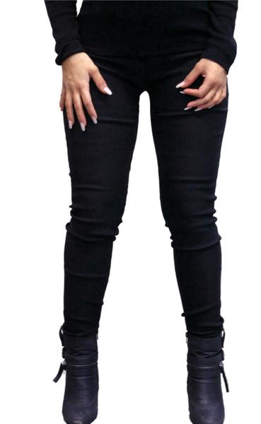 Mia Ava Jegging High Waisted in Plain ~ Black