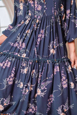 Palace Midi Dress Tiana Print Kenzie Tenzie