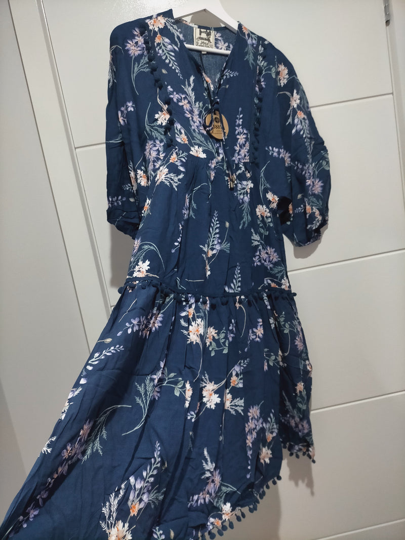 Palace Midi Dress Tiana Print Kenzie Tenzie