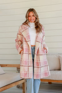 Parisian Dream Check Coat Kenzie Tenzie