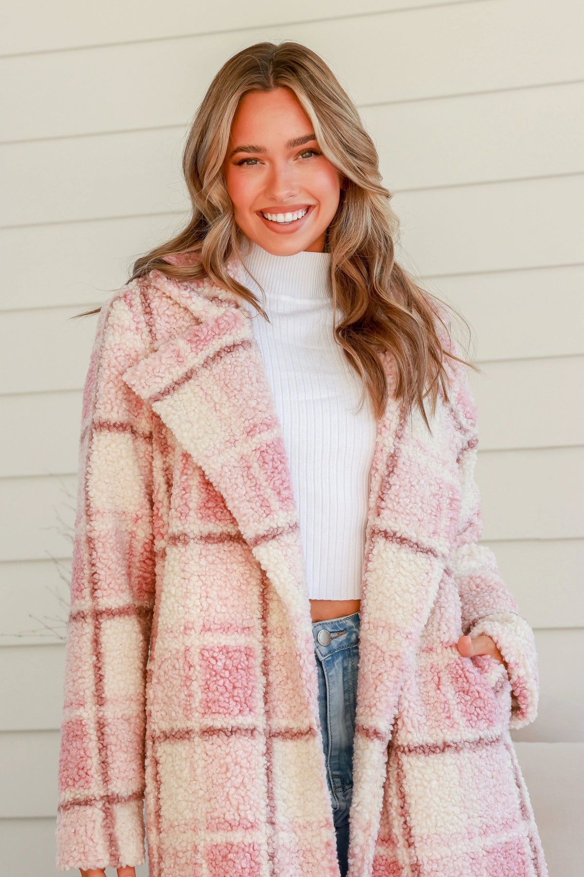Parisian Dream Check Coat Kenzie Tenzie