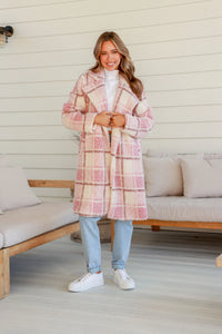 Parisian Dream Check Coat Kenzie Tenzie