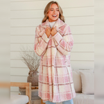 Parisian Dream Check Coat Kenzie Tenzie