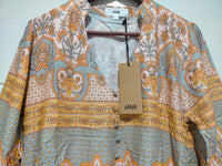 Payson Mini Dress Grey Odessa Print Kenzie Tenzie