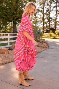 Penny Midi Dress Gypsy Print Kenzie Tenzie