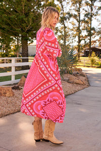 Penny Midi Dress Gypsy Print Kenzie Tenzie