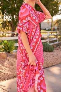 Penny Midi Dress Gypsy Print Kenzie Tenzie