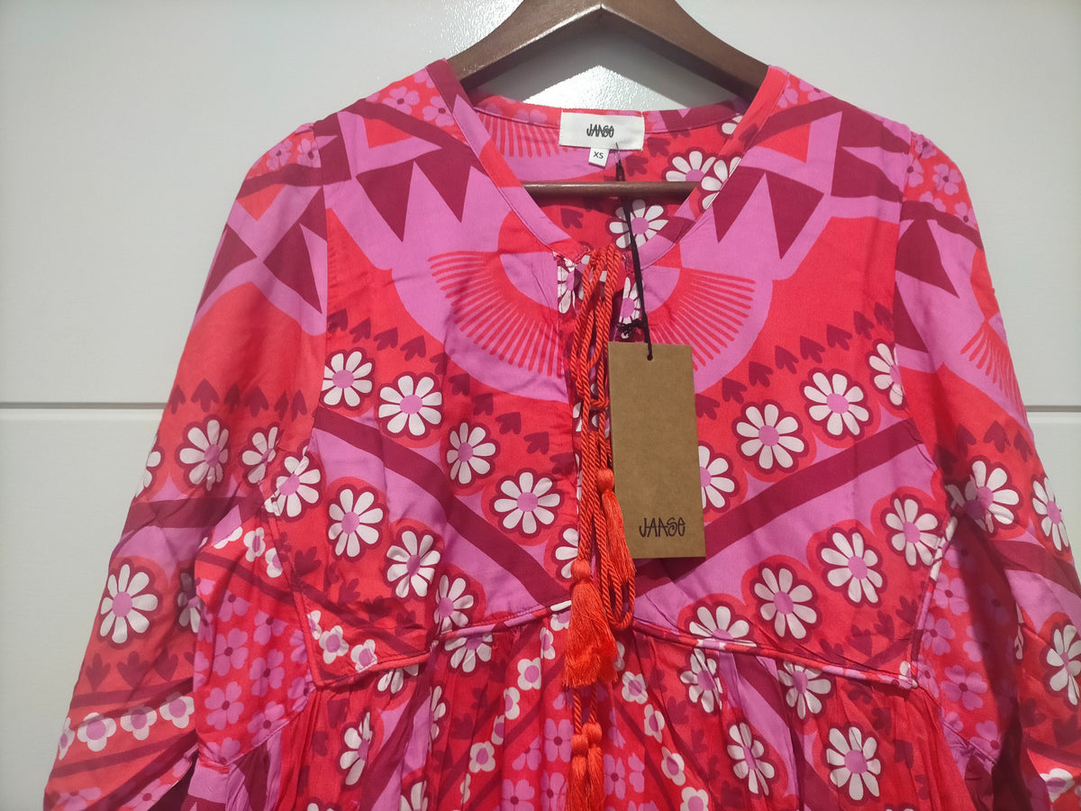 Penny Midi Dress Gypsy Print Kenzie Tenzie