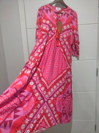 Penny Midi Dress Gypsy Print Kenzie Tenzie