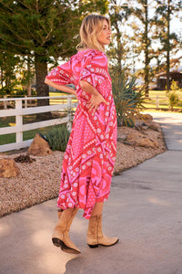 Penny Midi Dress Gypsy Print Kenzie Tenzie