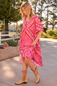Penny Midi Dress Gypsy Print Kenzie Tenzie