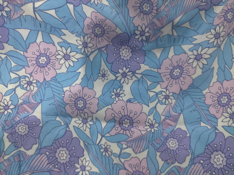 Pia Tunic Top Blue Flamingo Print Kenzie Tenzie