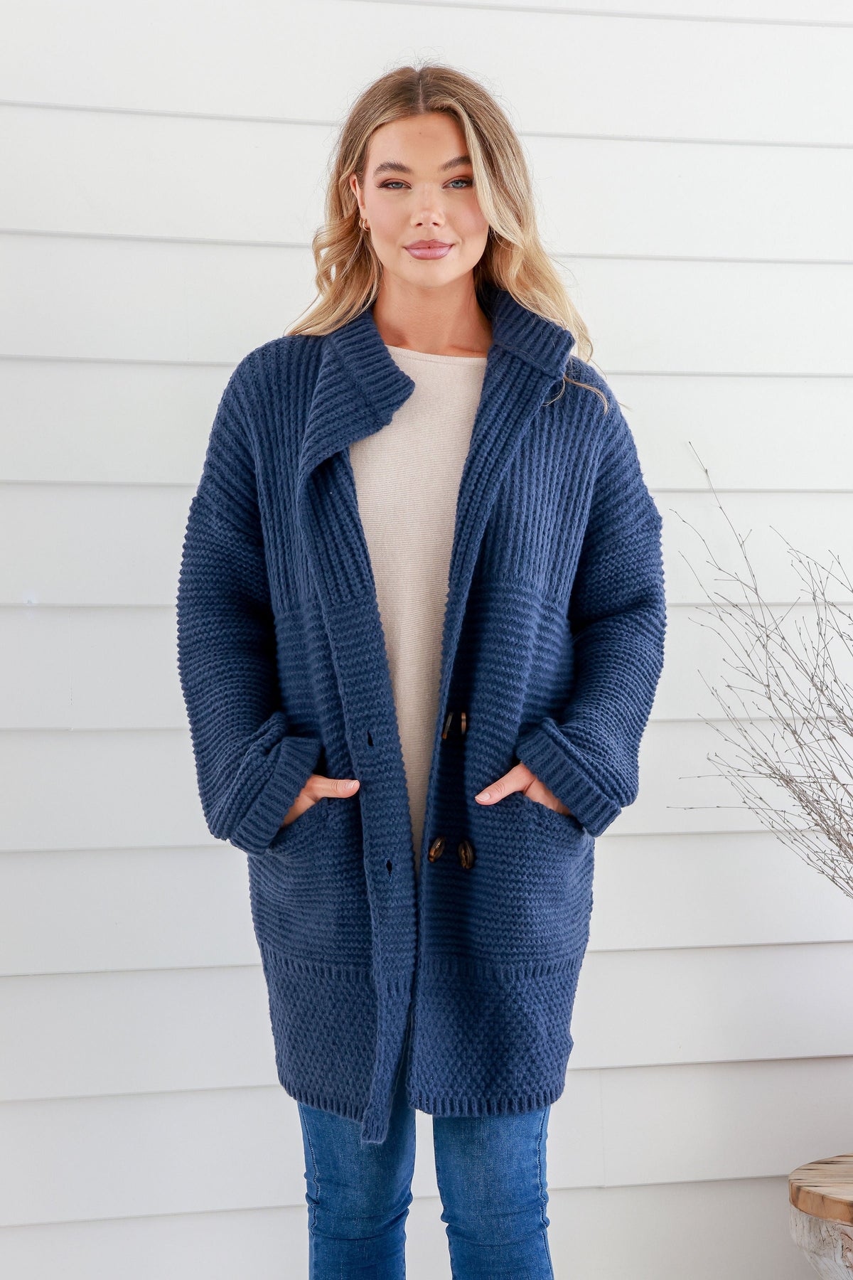 Poppy Knit Cardigan by Miracle Fashion Kenzie Tenzie
