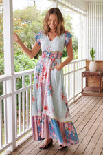 Romi Maxi Dress in Cemeli Print Kenzie Tenzie