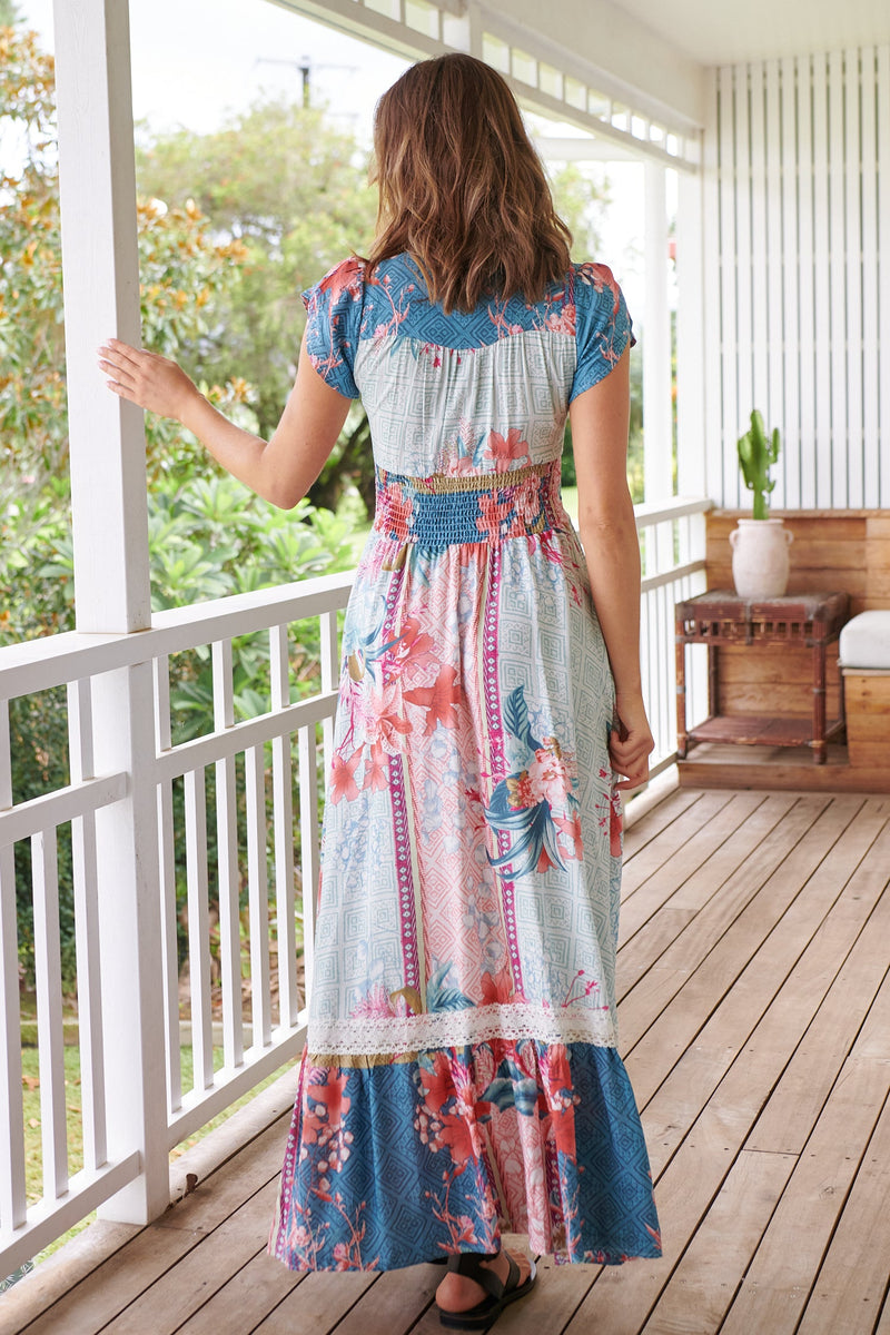 Romi Maxi Dress in Cemeli Print Kenzie Tenzie