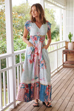 Romi Maxi Dress in Cemeli Print Kenzie Tenzie