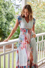 Romi Maxi Dress in Cemeli Print Kenzie Tenzie