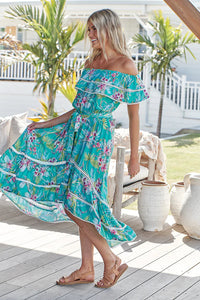 Romy Maxi Dress Wilder print Kenzie Tenzie