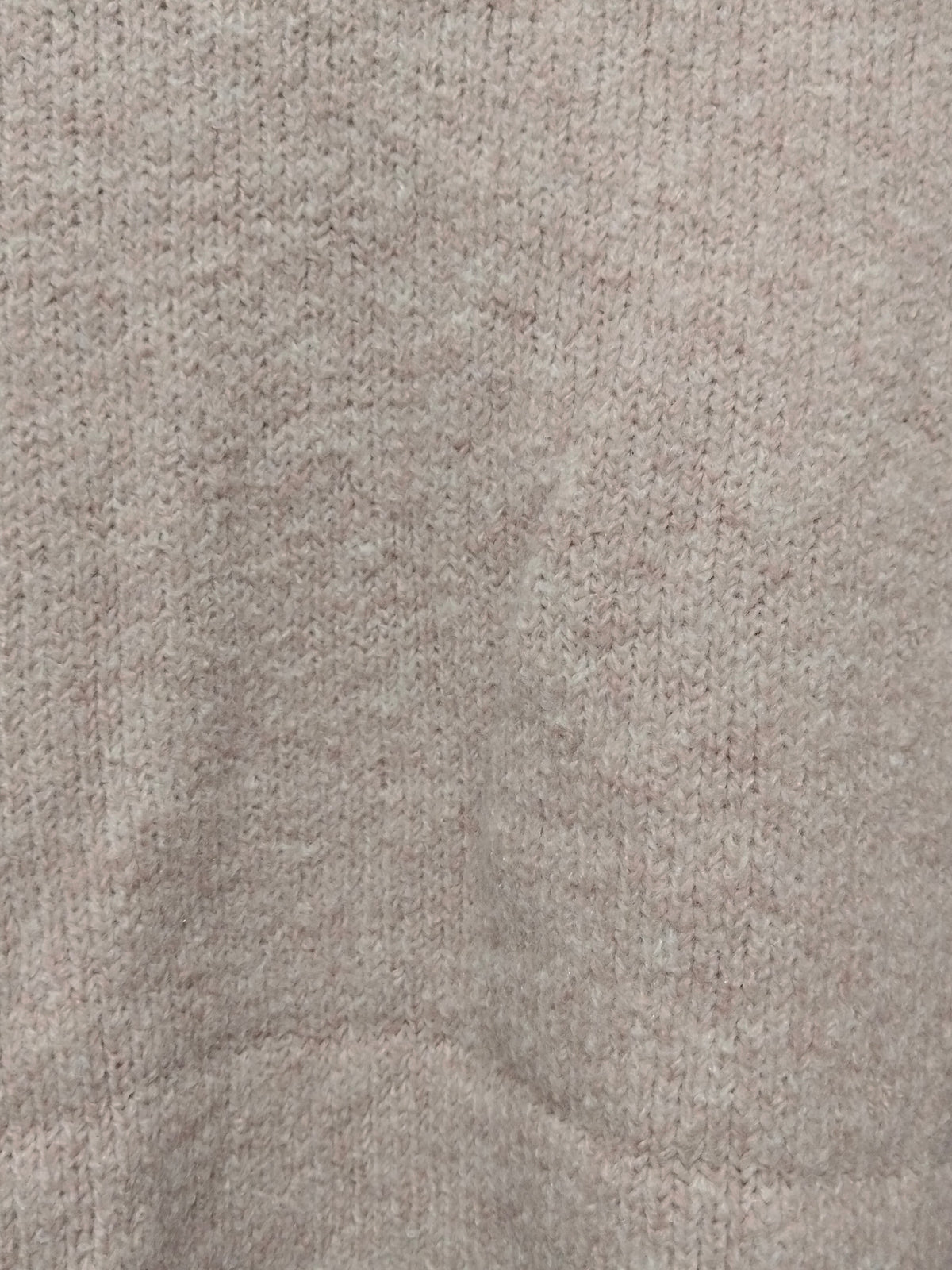 Sacha Daisy Knit Jumper blush – close-up of blush pink knit fabric texture