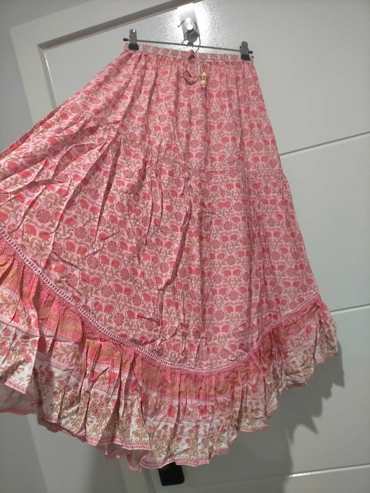 Shayla Maxi Skirt Rose Blossom print Kenzie Tenzie