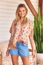 Sierra Top Daisies Print Kenzie Tenzie