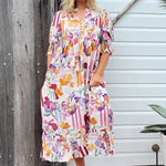 Kora Midi Dress Sweet Lily Print