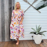 Kora Midi Dress Sweet Lily Print