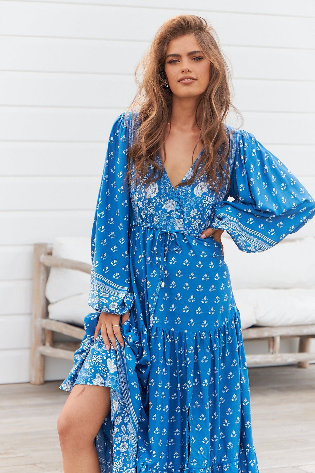 Teresa Maxi Dress Saint Print Kenzie Tenzie